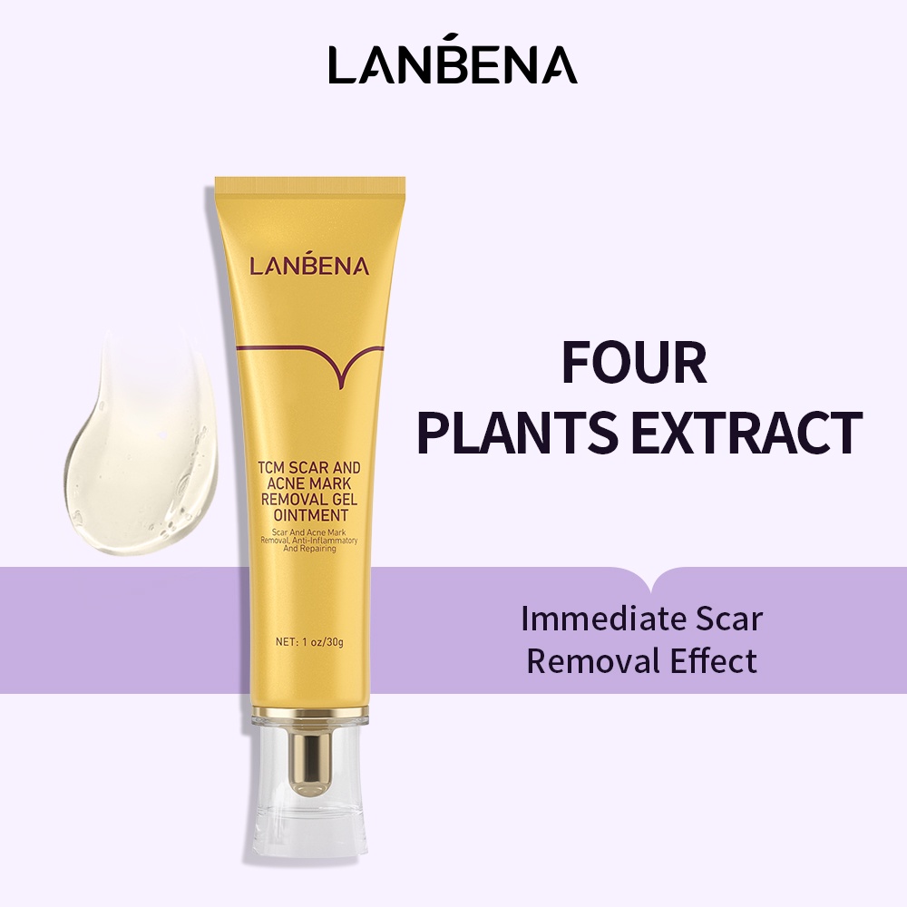 Lanbena Scar Removal Gel Acne Stretch Mark Cure Cream Skincare Set