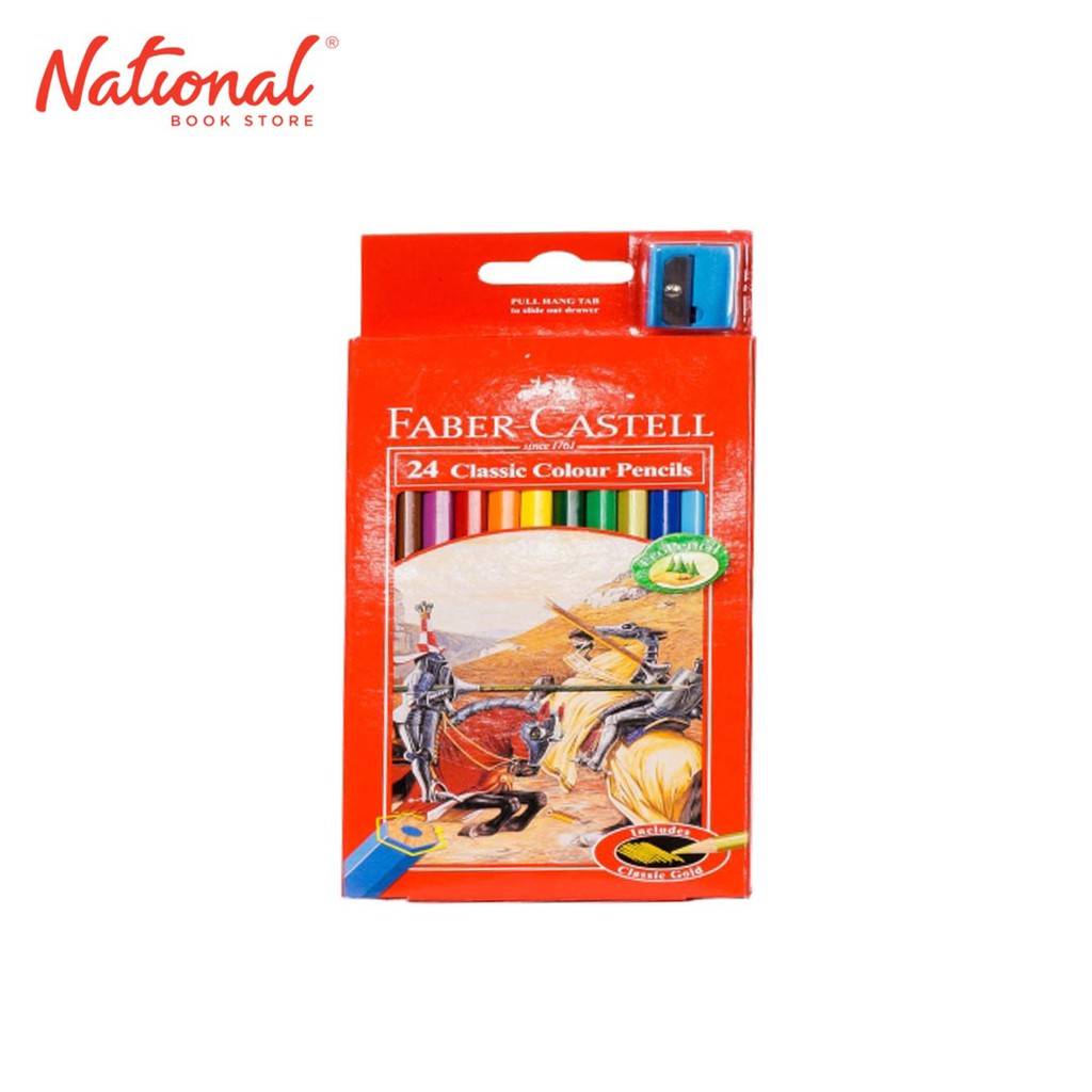 FaberCastell Classic Colored Pencil 12115854 24 Colors Long Shopee