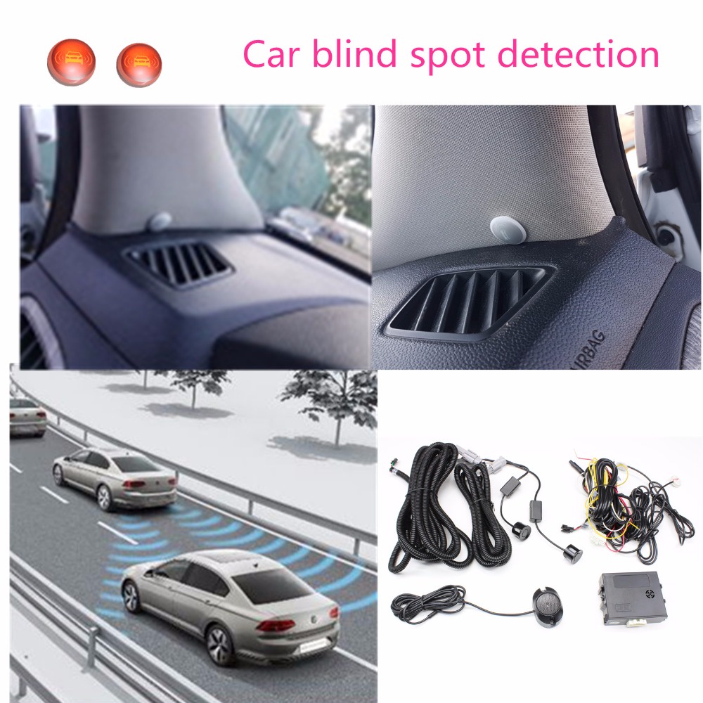 Ultrasonic Radar Blind Spot Detection System BSD Detectors Change Lane