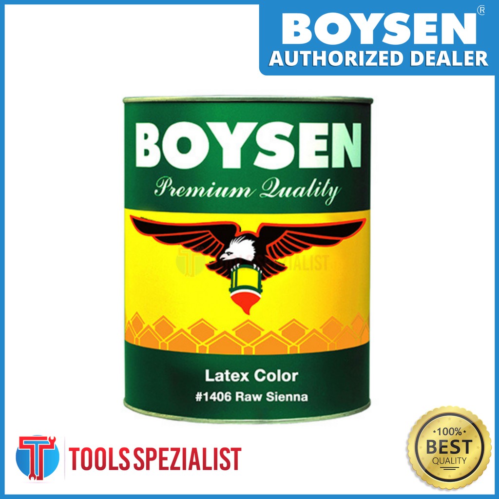 Boysen Latex 1406 Raw Sienna 1LITER | Shopee Philippines