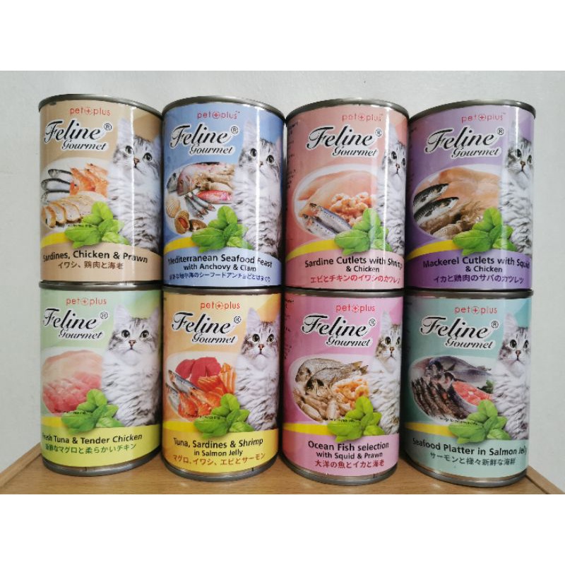 Gourmet canned cat sales food