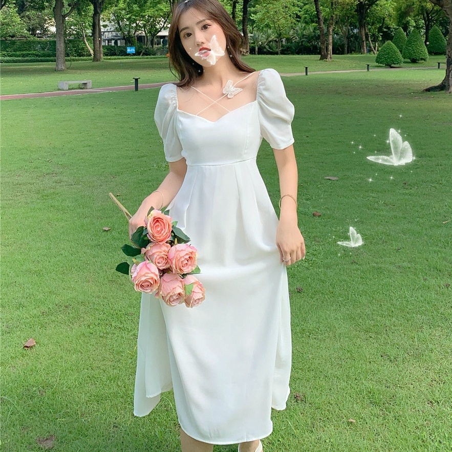 Summer formal dress white dress for civil wedding white dress for woman ...
