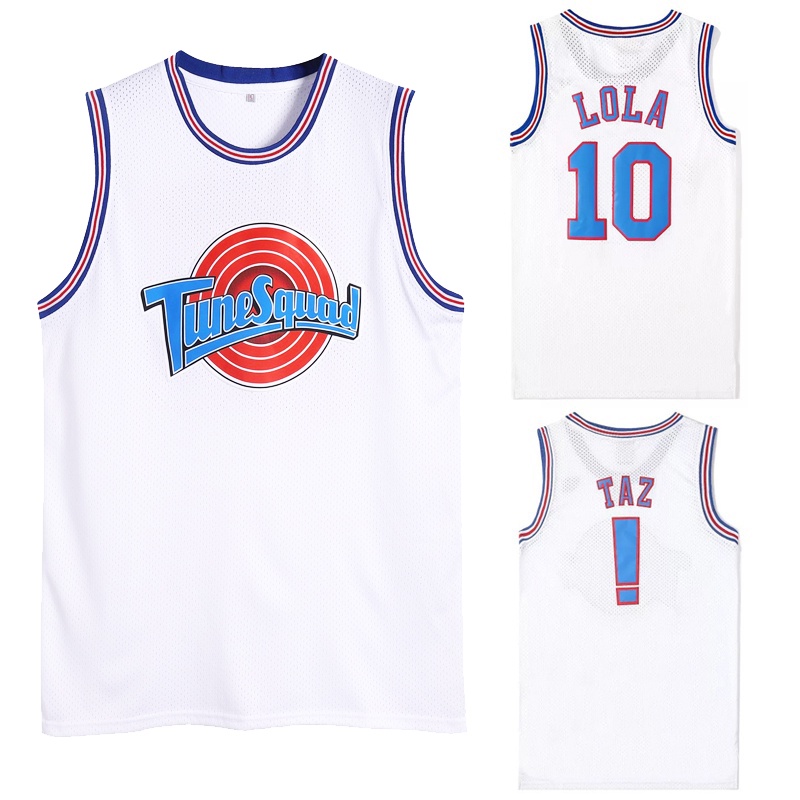 Movie Cosplay Costumes Space-Jam Tune-Squad #1 BUGS #10 LOLA Bunny ...