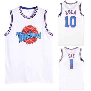  Youth Basketball Jersey Bugs 1 Lola 10 Space Movie for