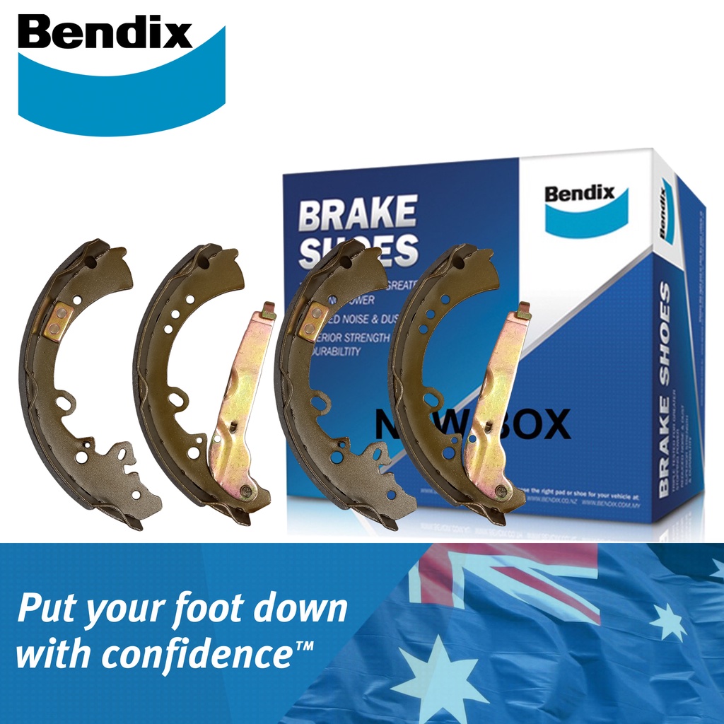 Bendix Brake Shoe BS5008 Set for Toyota Fortuner 4x2 2.5 2KD, HiLux