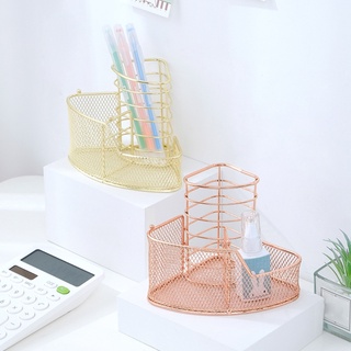 Pen Holders Pencil Holder Metal Mesh Pen Case Desk Organizer