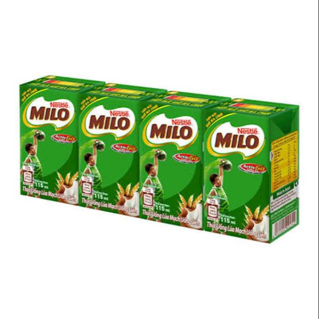 Milo Active Go 115 ml - Milo Box - Milo Uht - Chocolate Drink - Healthy ...