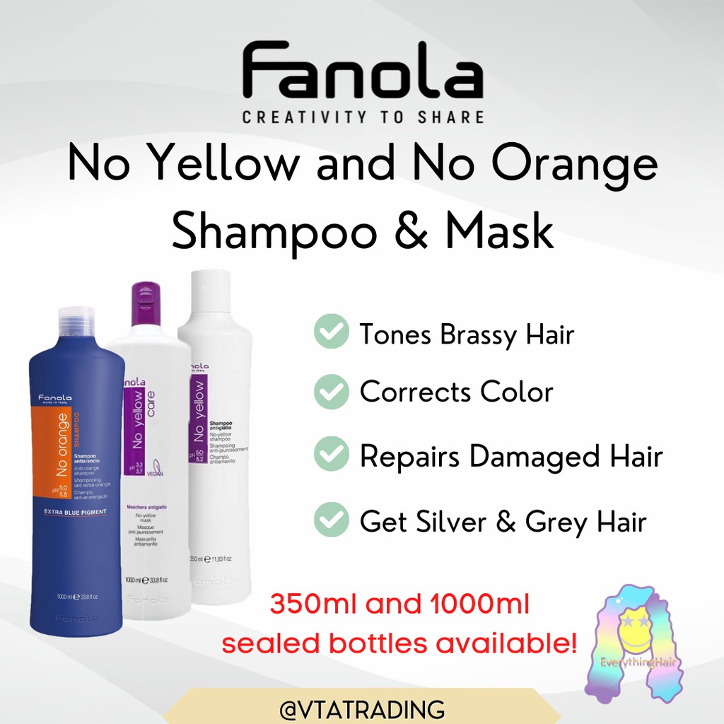 Fanola - Wonder No Yellow Mask 1000 Ml - View #10