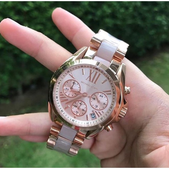 Mk mini bradshaw clearance rose gold