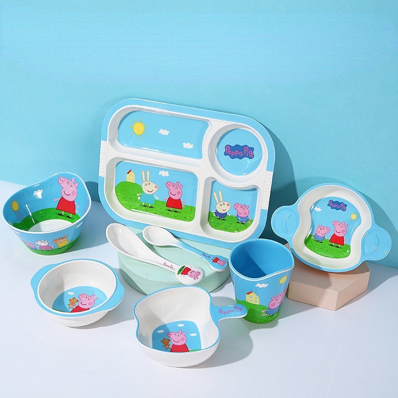 PEPPA PIG Dinner Set Consisting Of A Flat Plate 22 Cm, A