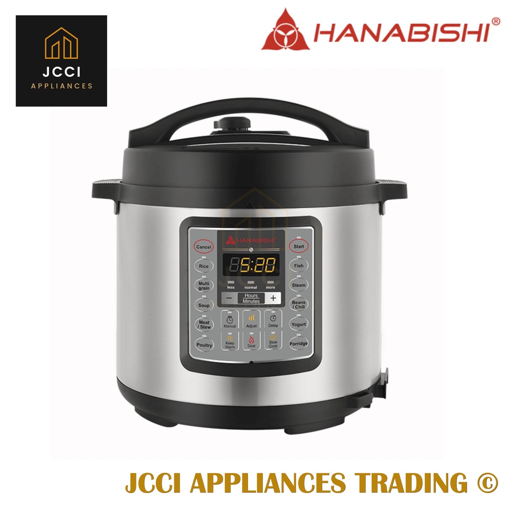 Hanabishi Digital Pressure Cooker HDIGPC10in1