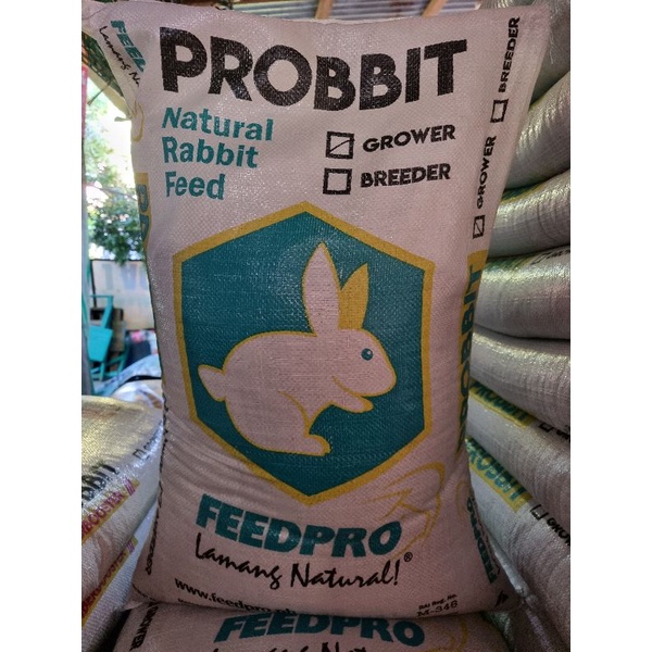 Feedpro Probbit Rabbit Breeder, Grower Sold per 2kg Shopee