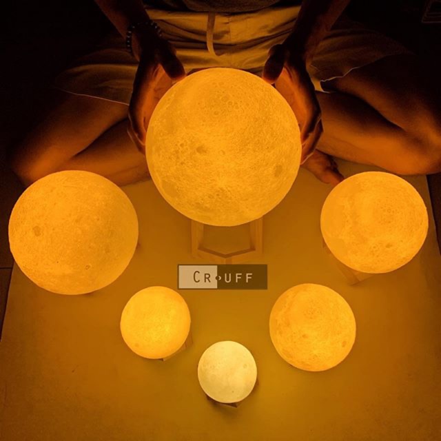 8 cm deals moon lamp