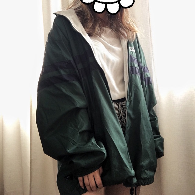 Oversized windbreaker hotsell jacket womens