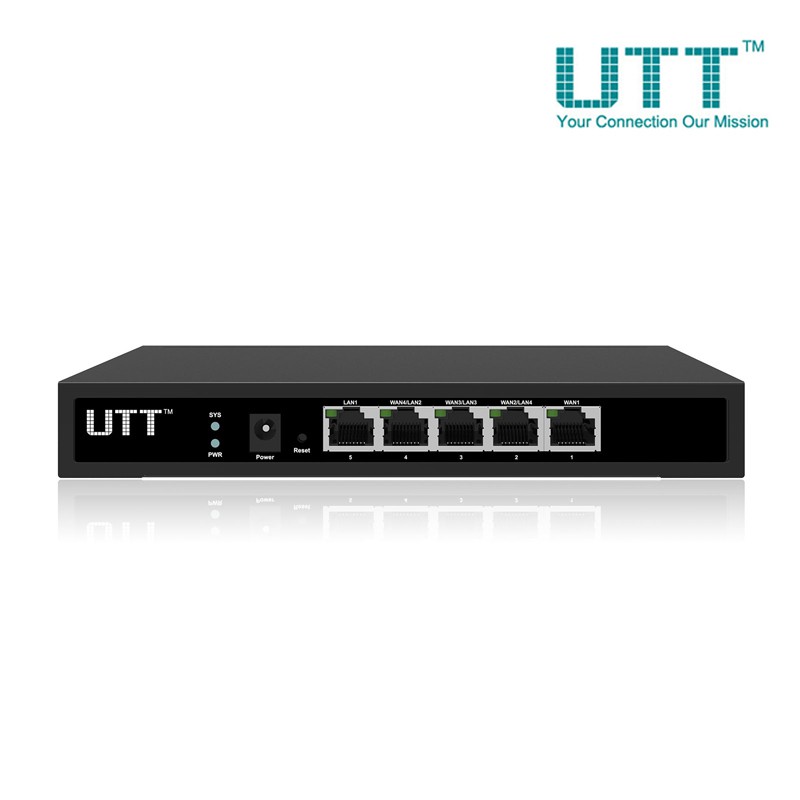 UTT Load-Balancing 5-Port 10/100Mbps VPN Router (ER518) | Shopee ...
