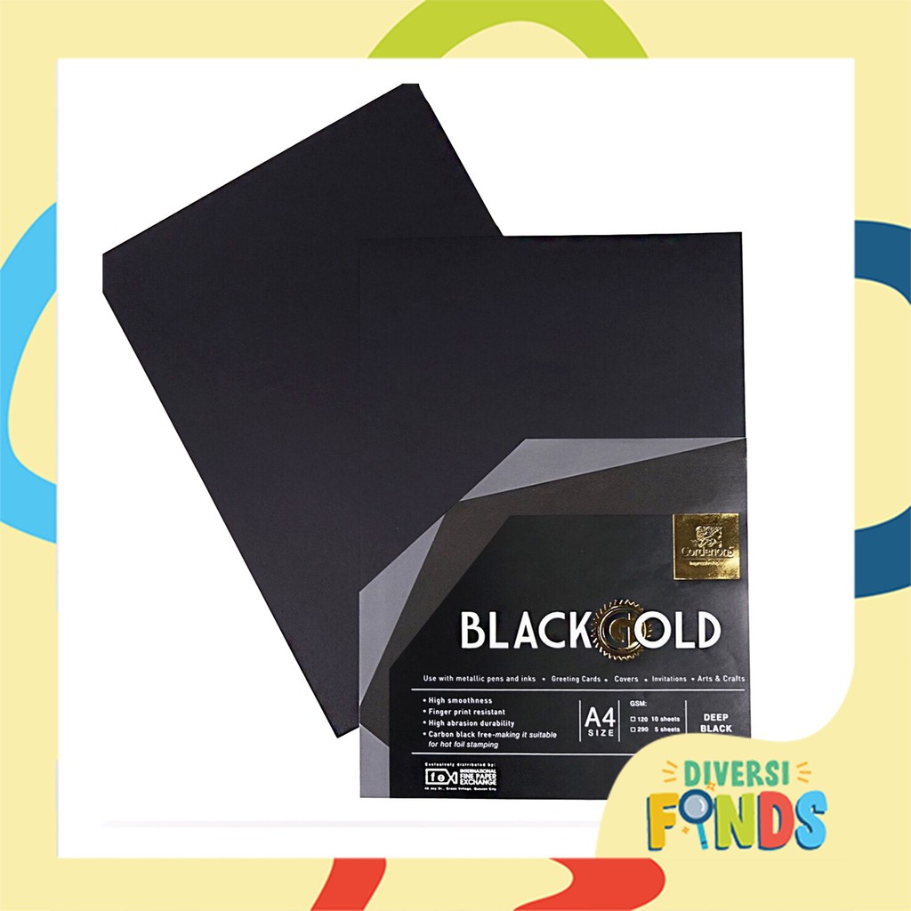 1PACK BLACK Color WORX or BLACKGOLD Specialty Paper / Board - 120 / 140 ...