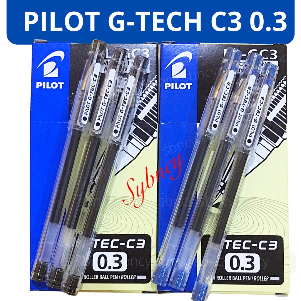Pilot 0.3 / 0.4 G-Tec Signpen / Refill - Black Blue Red Ink / C3 / C4 ...