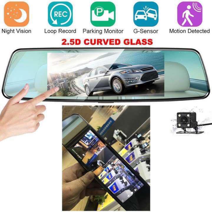 QCY A77 Car DVR 170 View Dual Camera | Shopee Philippines