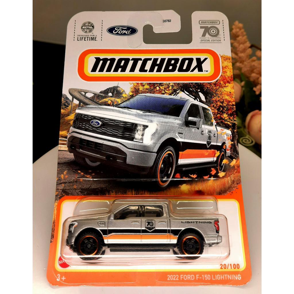 Matchbox 2022 Ford F-150 Lightning Silver – 20/100 Series Diecast Model Car - View #4