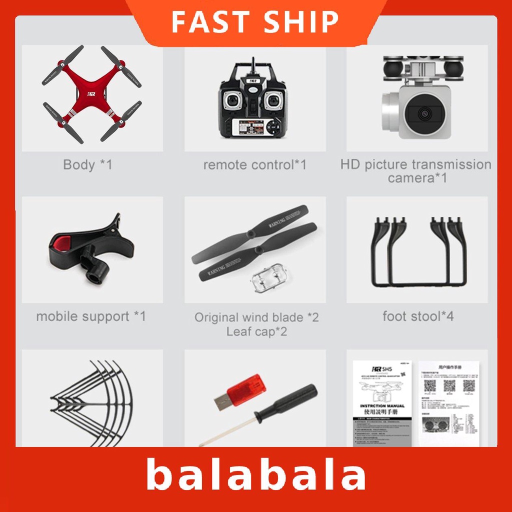 [HOT!]Wireless Remote Control Drone Quadcopter With HD Camera Video