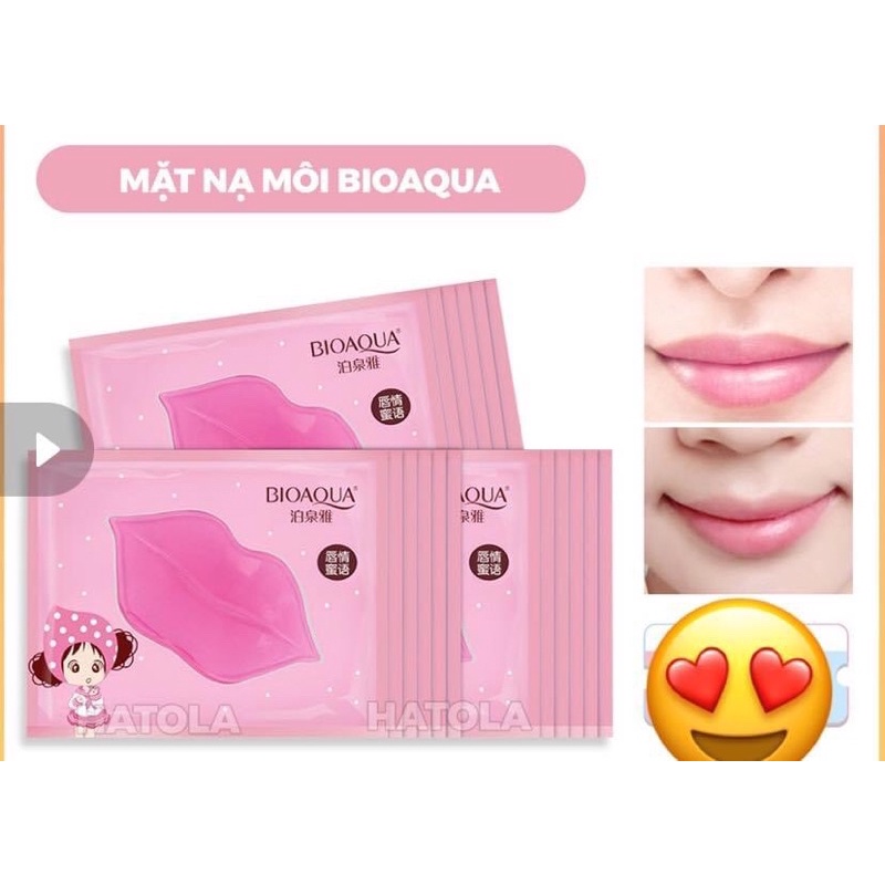 Bioaqua Lip Mask Piece Moisturizes And Fades Shopee Philippines