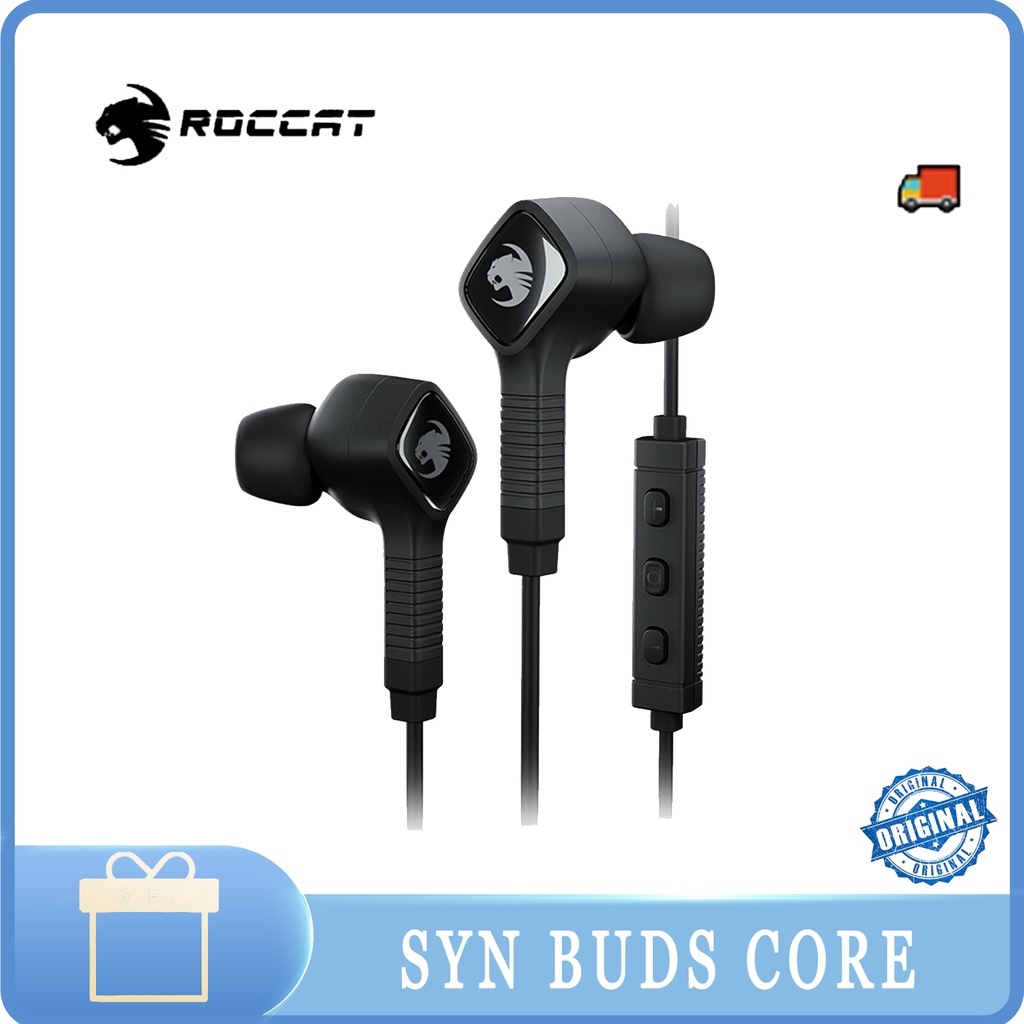 ROCCAT Syn Buds Core Wired In Ear Headset Game Dedicated Adapt PS4