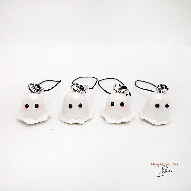 LIKHA Couple Mumu (Ghost Couple Charms Phone Strap/Keychain Lariat ...