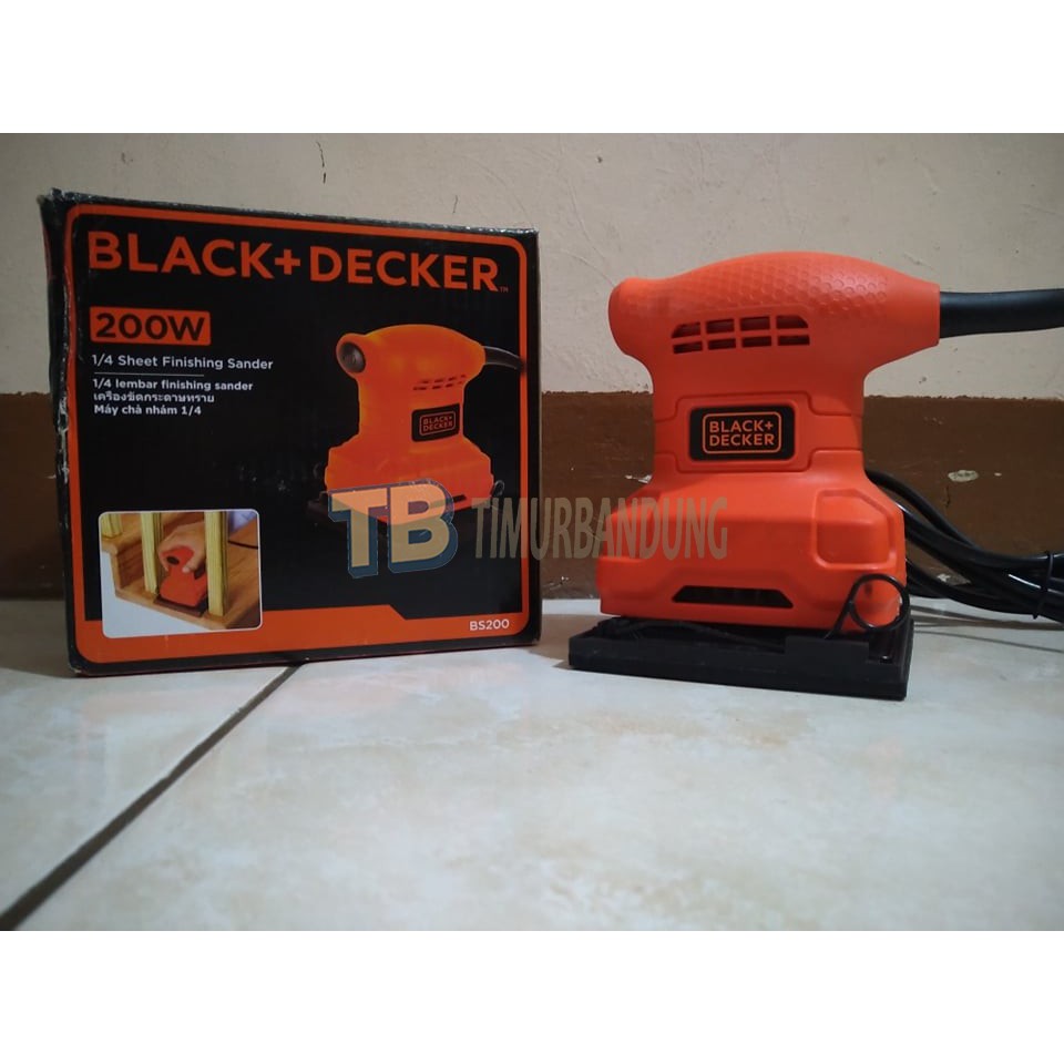 Sander Sander Machine 1 4 Sheet Black Decker Sander Bs200