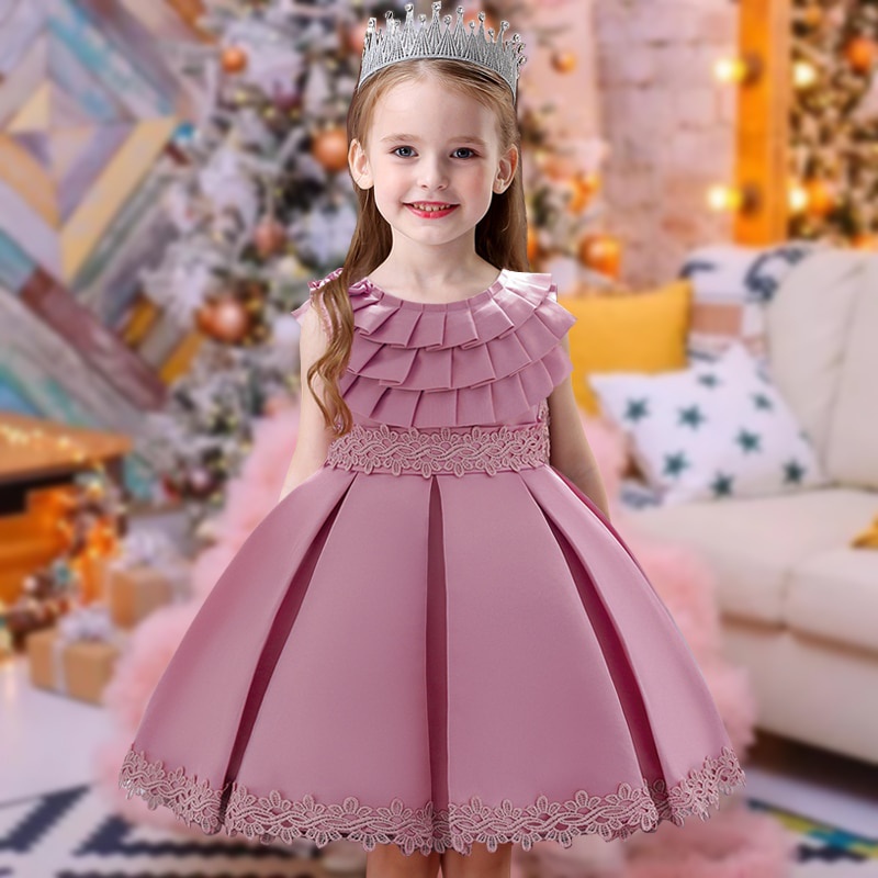 2021 Formal Newborn Clothes 1st Birthday Christening Dress For Baby Girl Dresses Beading Party Princess Girls Dress 1 5 Years Shopee Philippines