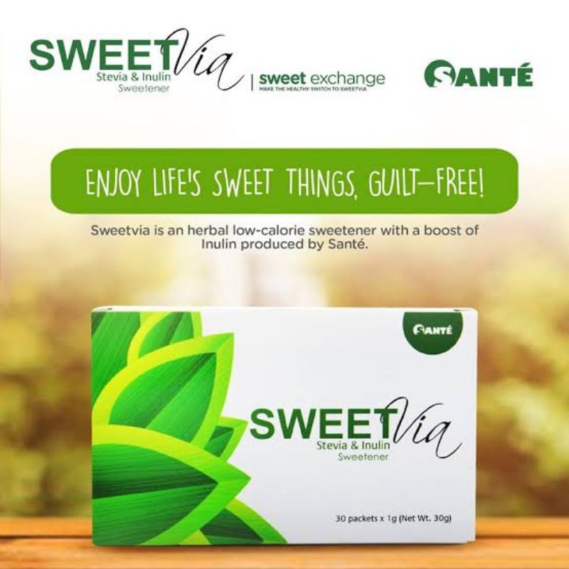 Sante Sweet Via (Stevia and Insulin Sweetener) Shopee Philippines