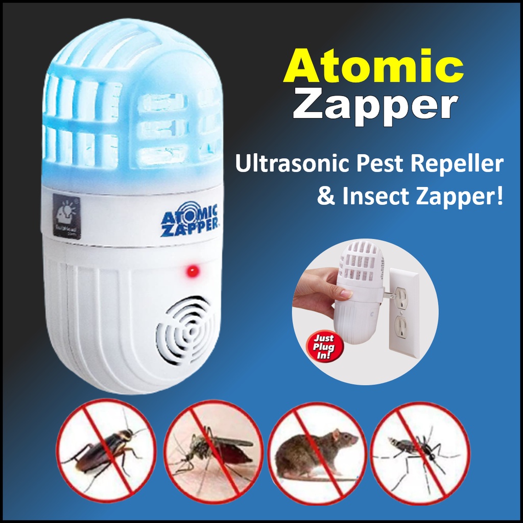 Original Atomic Zapper, Mosquito Killer, New Ultrasonic Insect