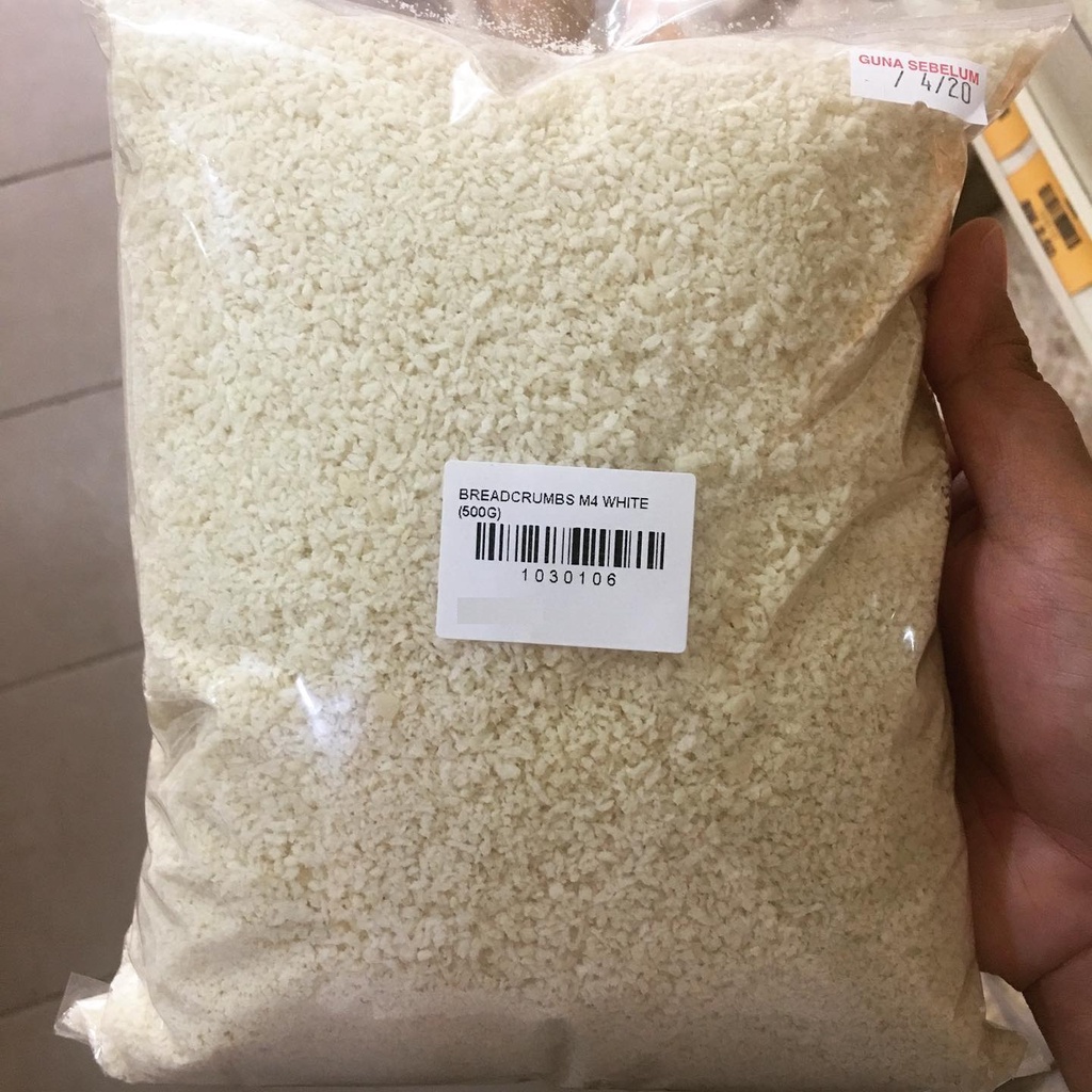 Bread CRUMB PLAIN WHITE BREAD Powder 1KG/500G/250G HALAL Shopee