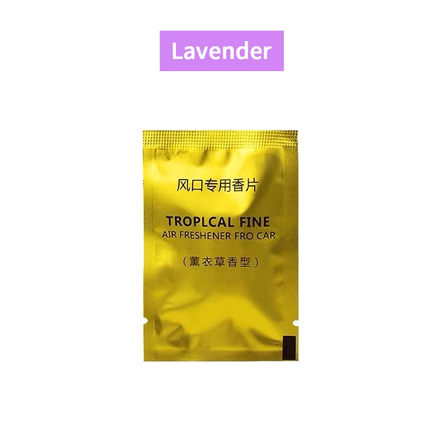 Car Air Freshener Tablet Air Vent Clip Replace Aroma Cotton Pads