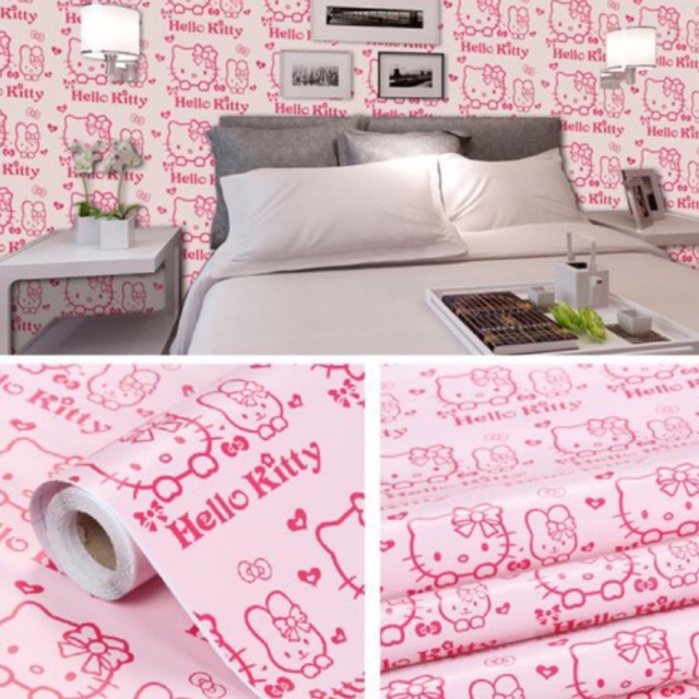 Hello Kitty adhesive wallpaper sticker Shopee Philippines