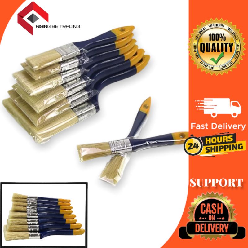 PAINT BRUSH, WALL PAINT BRUSH 1", 1 1/2", 2", 4" Shopee Philippines