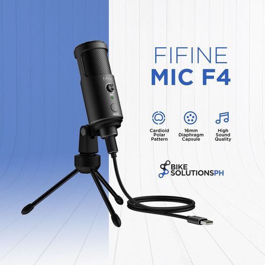 Fifine F4 2021 Studio Microphone Condenser Microphone USB Microphone PC ...