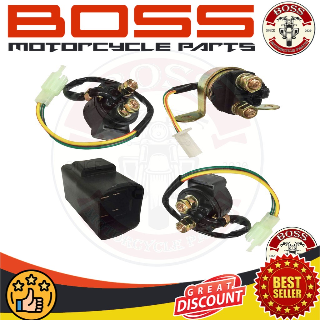 Motorcycle STARTER RELAY (SR) RAIDER/MIO/TMX/BAJAJ/CT100/GY6125/XRM/MIO I 125 Shopee Philippines