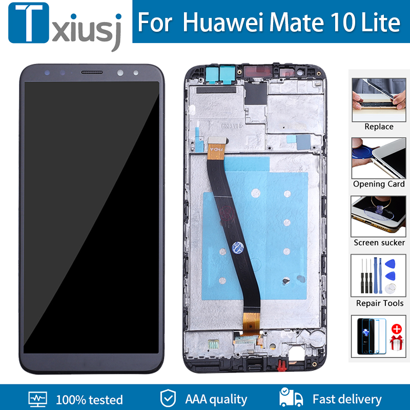 For Huawei Nova 2i Lcd Touch Screen Met Frame Voor Huawei Mate 10 Lite Lcd Nova 2i Display Rne