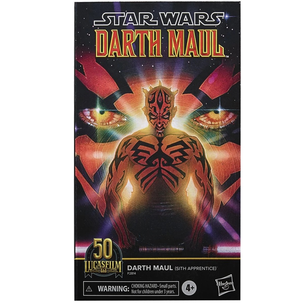 DARTH MAUL SITH APPRENTICE FIGURINE STAR WARS BLACK SERIES LUCASFILM 50TH ANNIVERSARY HASBRO 15