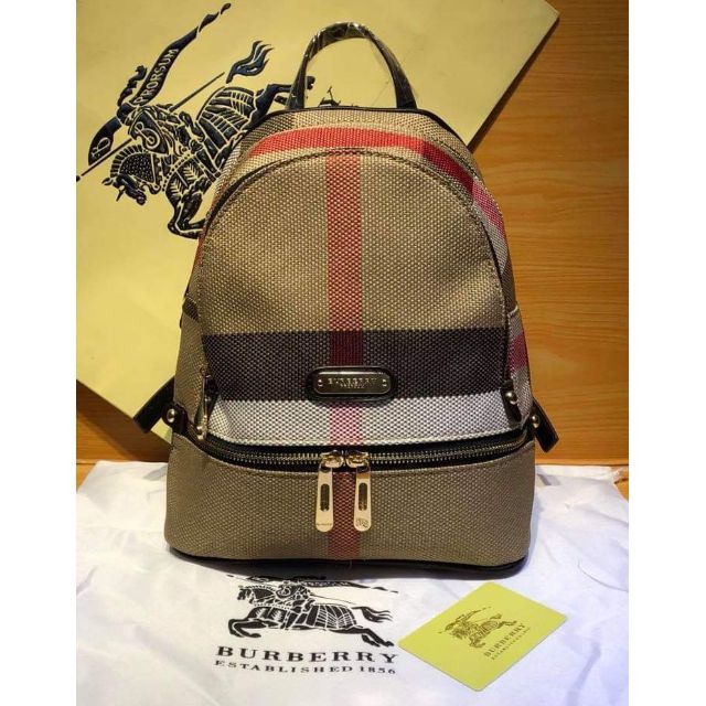 Burberry clearance backpack size