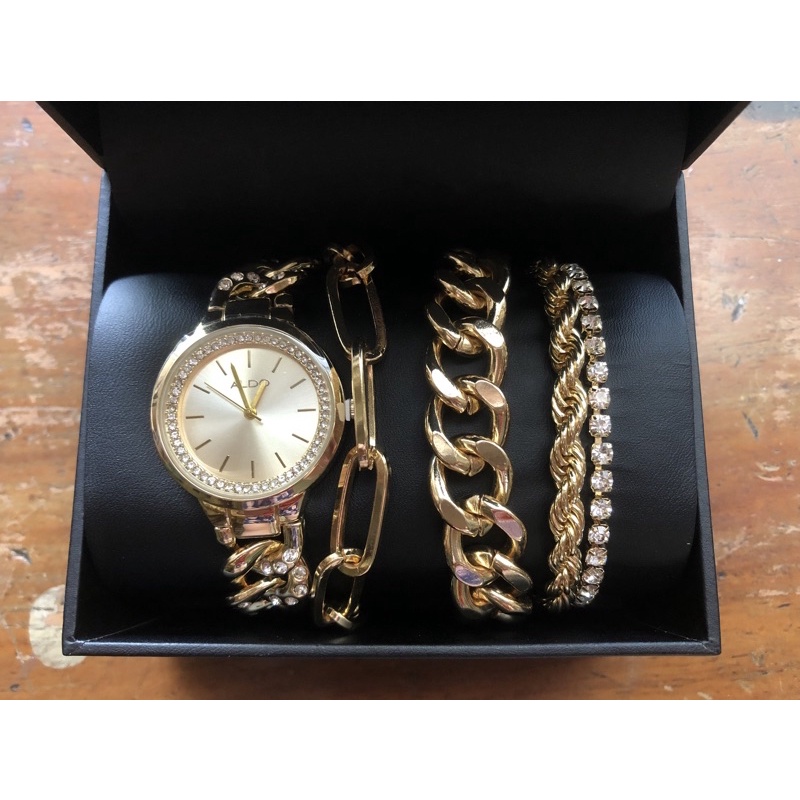 Aldo watch and bracelet set best sale