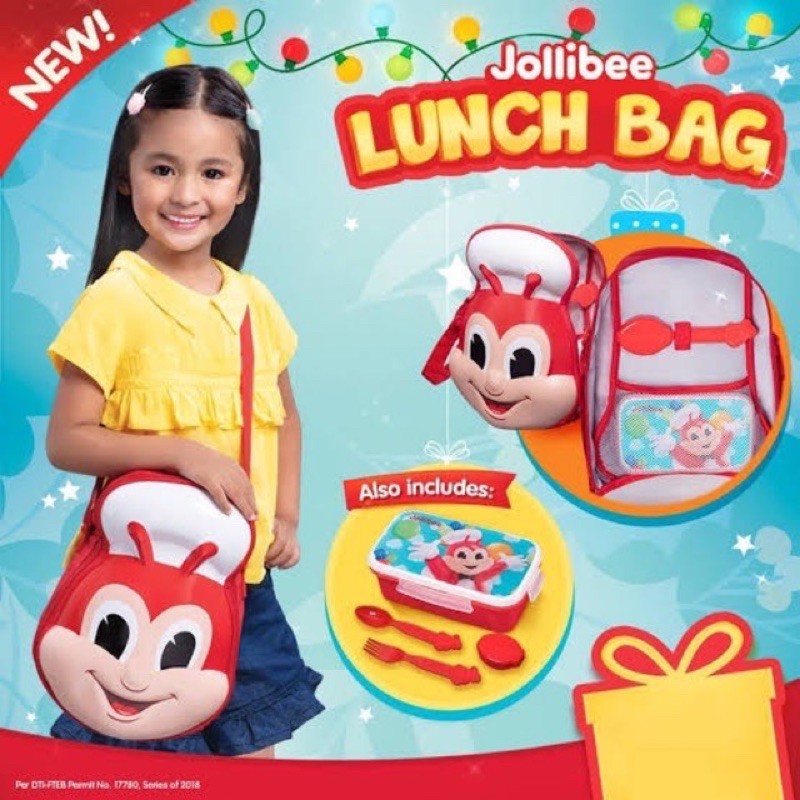 Jollibee lunch bag on sale