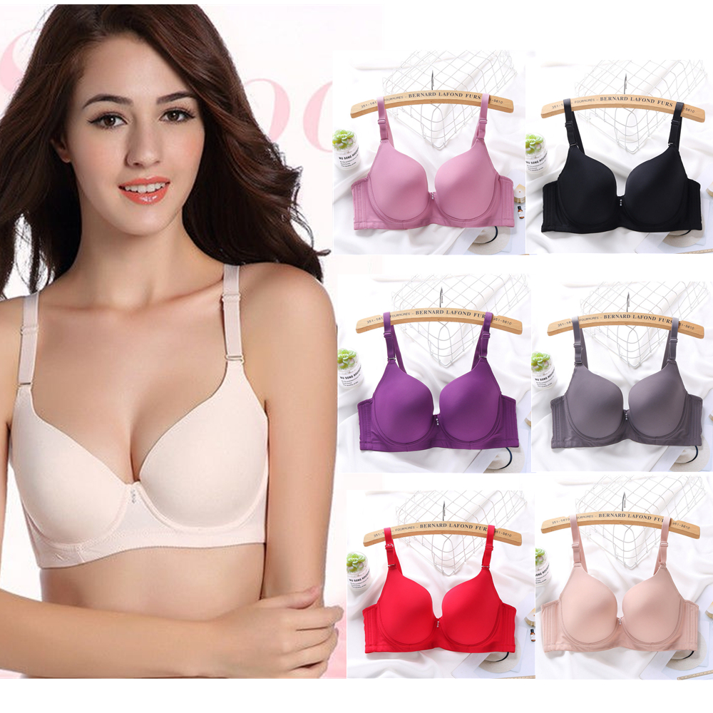 D Cup Bra Large Size 36 44 Seamless Wired Push Up Bra Smooth Comfortable Women Innerwear Bras