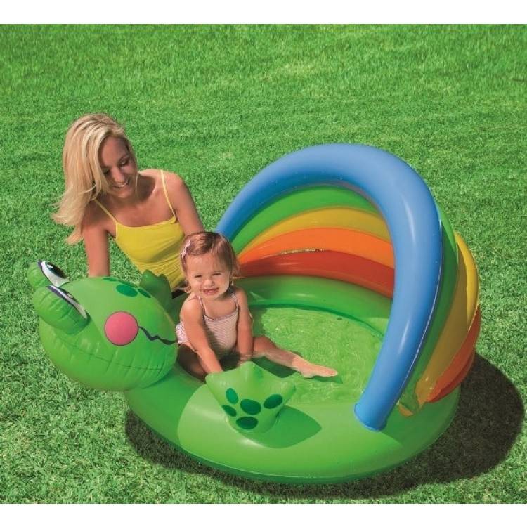 Swimming Pool Inflatable Frog ( 1.14Meter X 99 CM X 69CM ) | Shopee ...