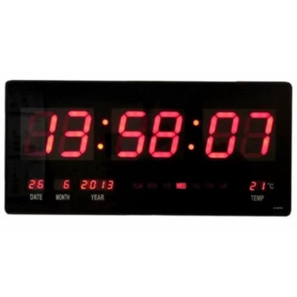 🟧 18 Inch Large Digital Display LED Wall Clock (Black) 🟧 | Shopee ...