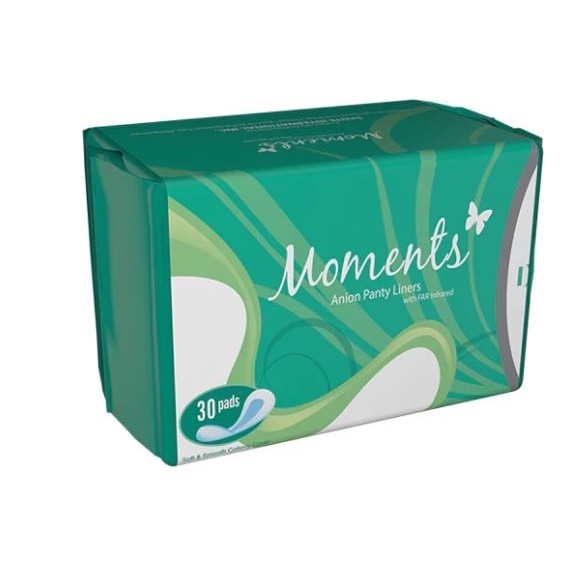MOMENTS Anion Panty Liners Pantyliners (1 PACK x 30 Pads) Shopee