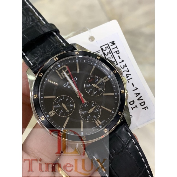 CASIO MENS LEATHER MTP 1374L 1A | Shopee Philippines