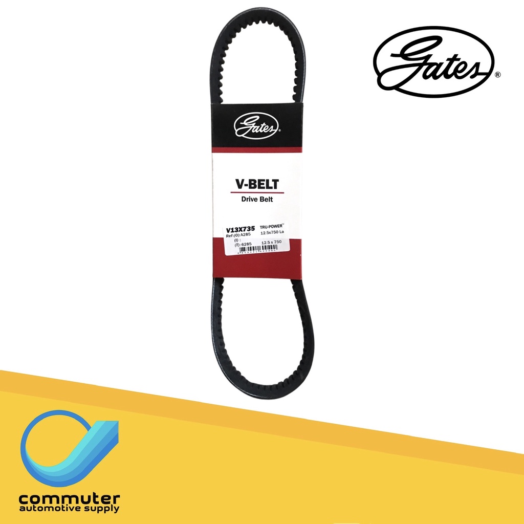 Power Steering Fan Belt Mitsubishi L300 V13x735 Gates Brand Shopee