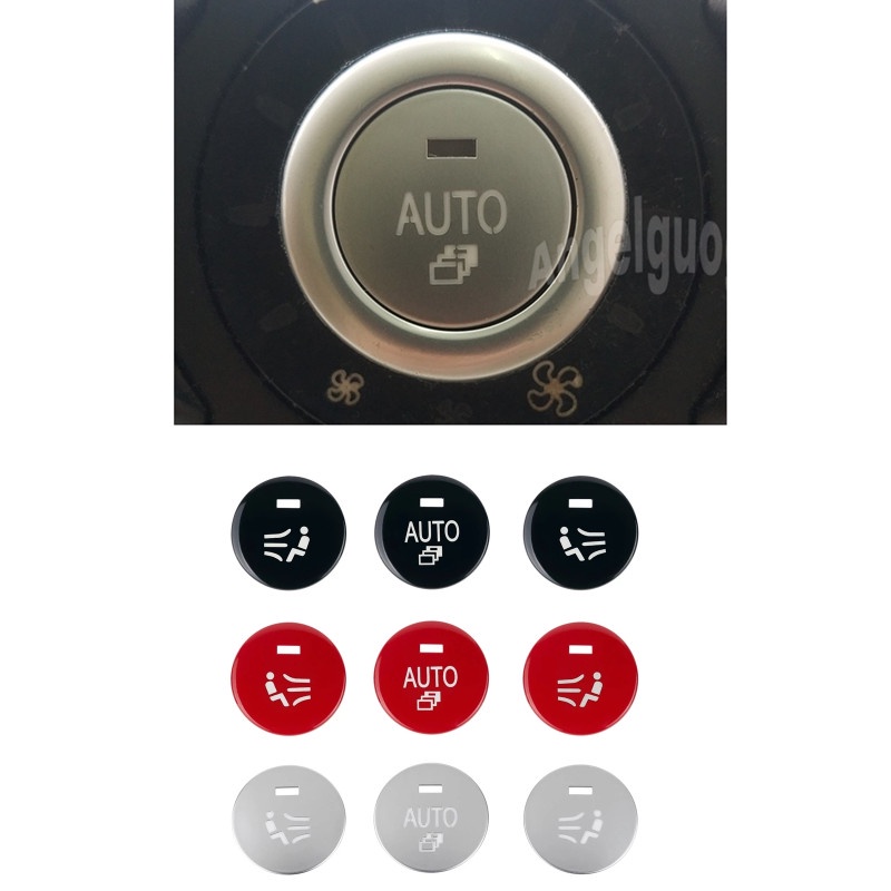 ABS Car Climate Control Knob Panel Switch Knobs Button Air Conditioner