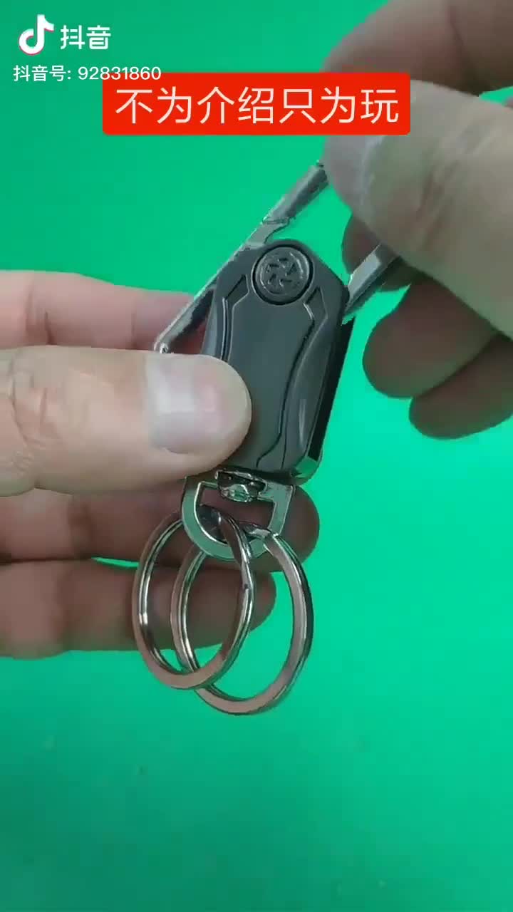 360 Degree Rotation Car Pendant Keychain with Bottle Opening High-end ...
